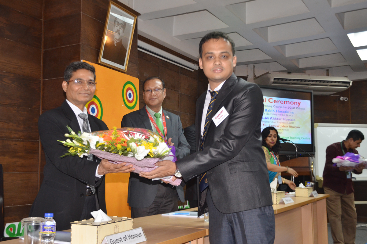 Inaugural Ceremony of 5th SFTC for LGED