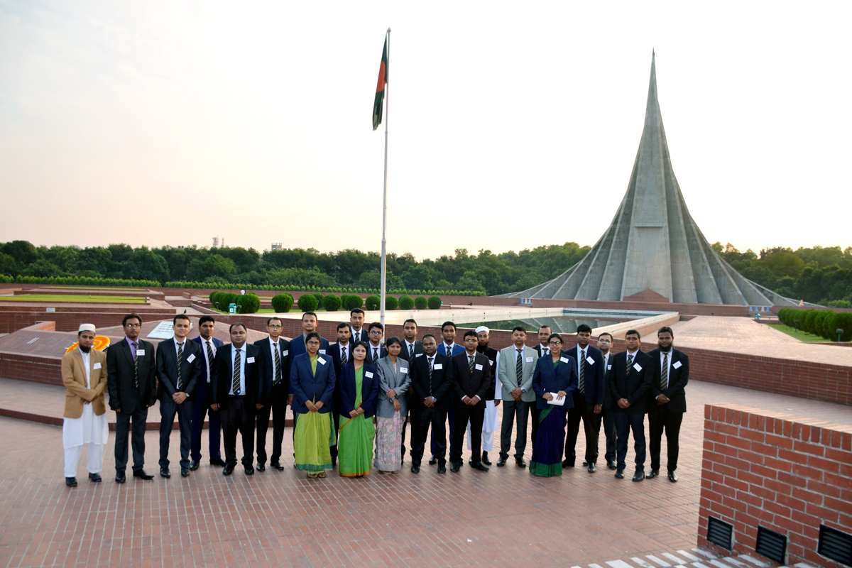 Group Photo of LGED at National Monument