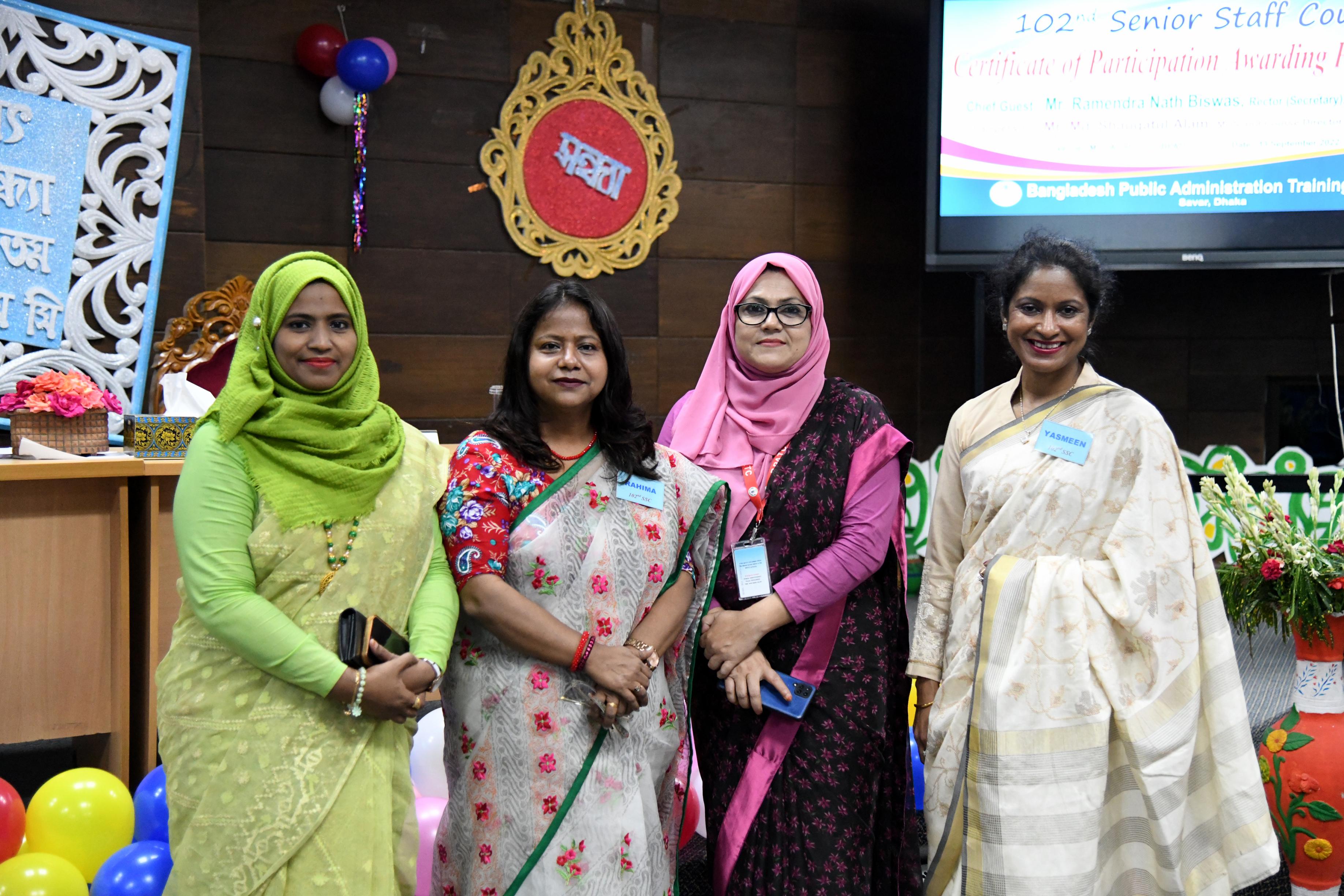 102nd SSC Certificate Award Ceremony