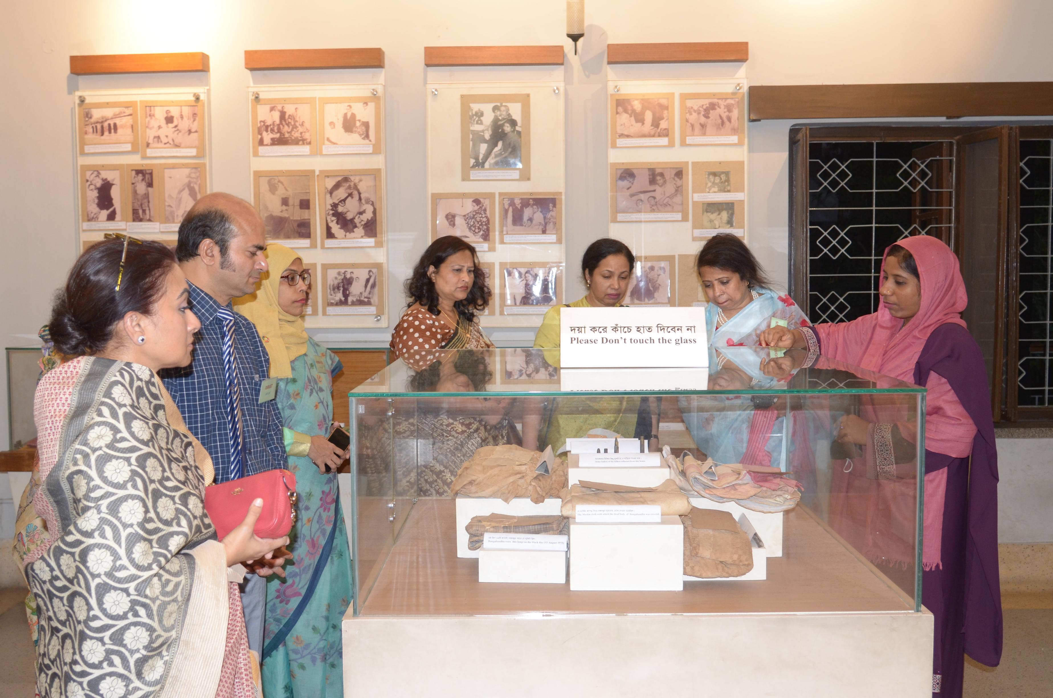 104th SSC Visit Bangabandhu Memorial Museum