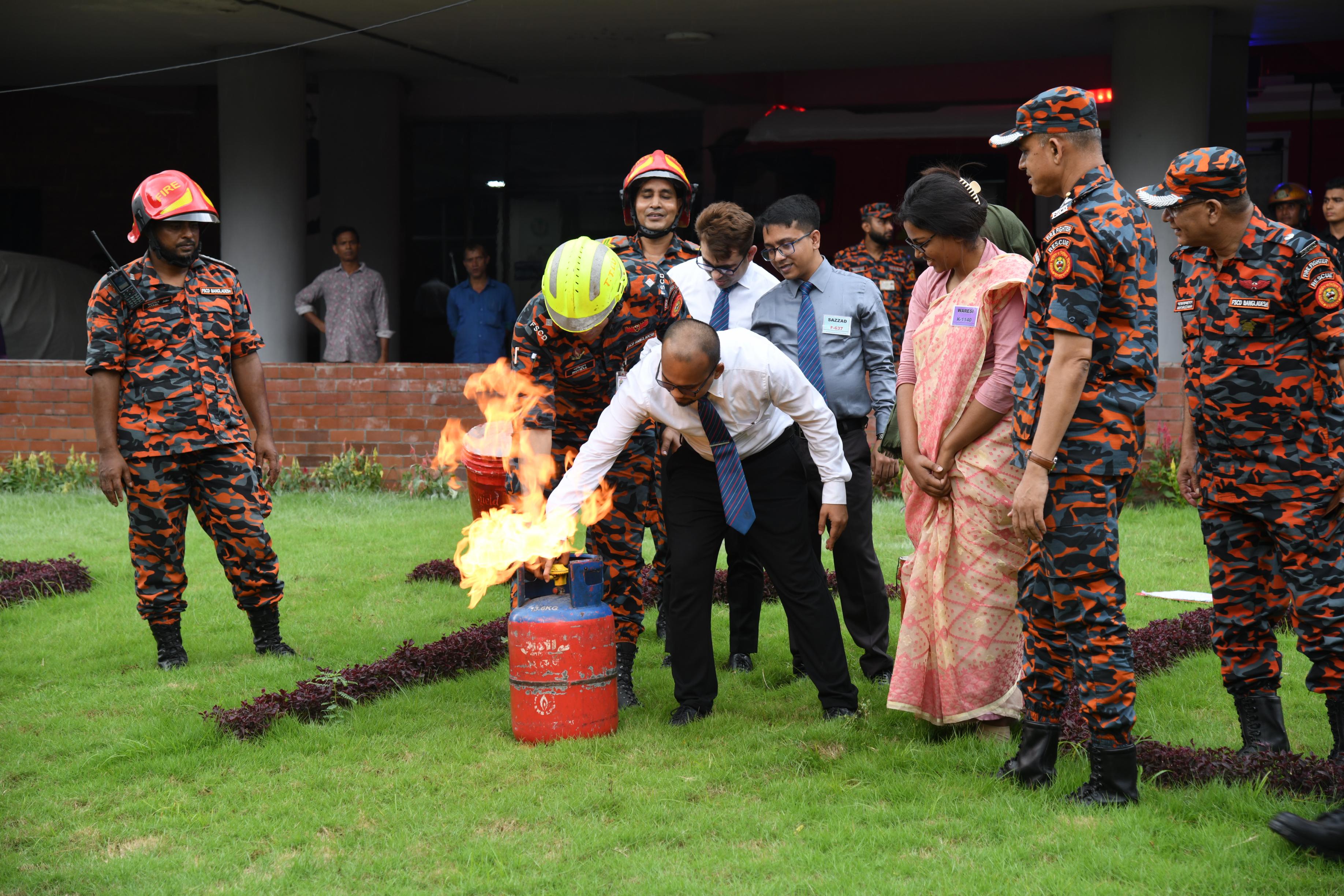Fire service session of 75th FTC